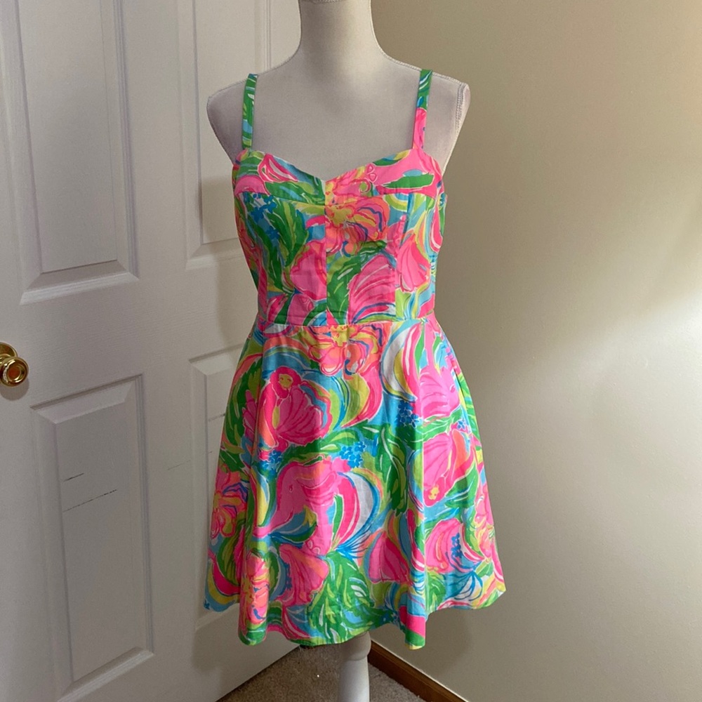 Lilly Pulitzer brand, size 12, worn once, has pockets